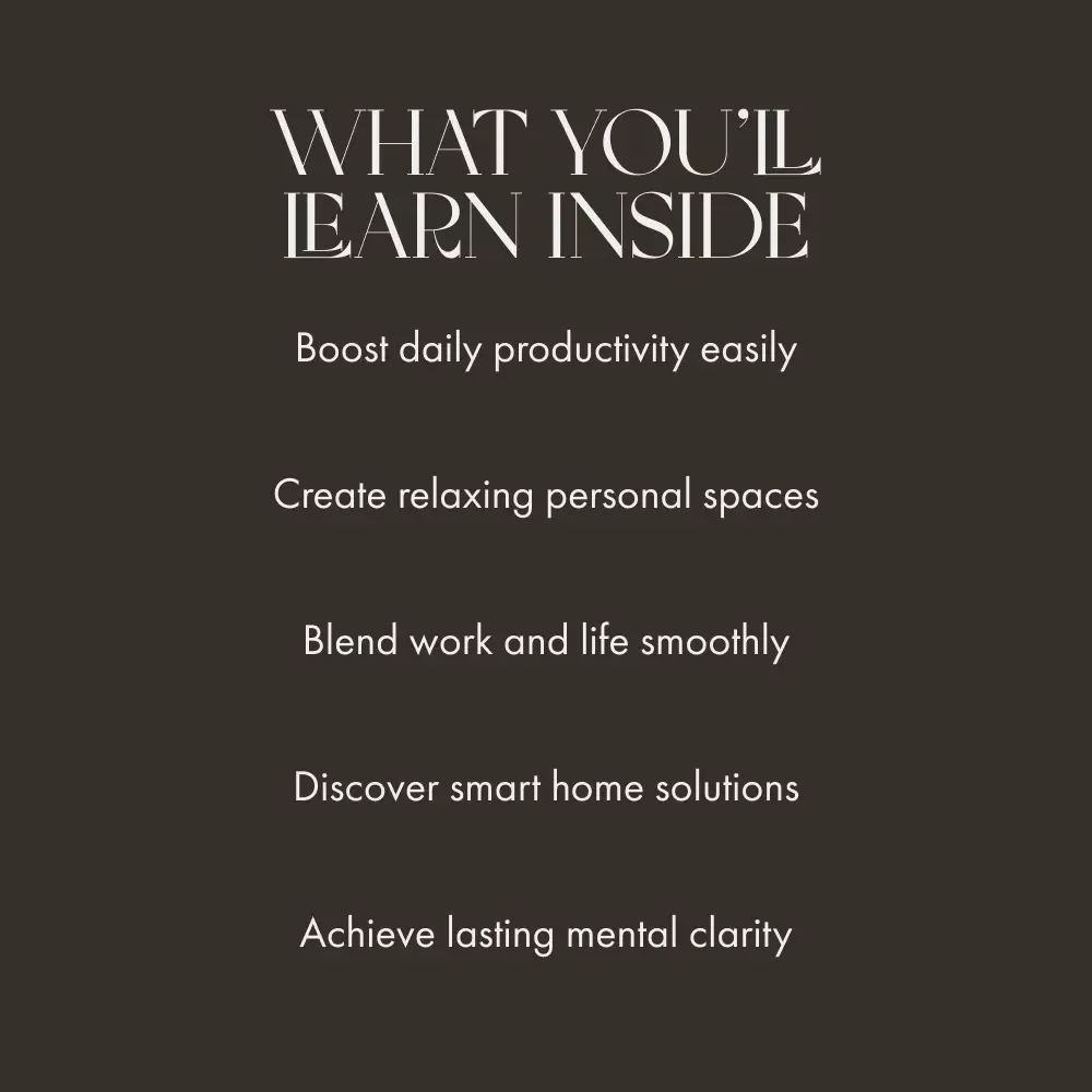 Home Harmony: Designing Your Space for Work-Life Balance | Digital Guide for a Calm, Productive Home | How to Design Home for Work Life Balance | Printable eBook for Modern Lifestyles