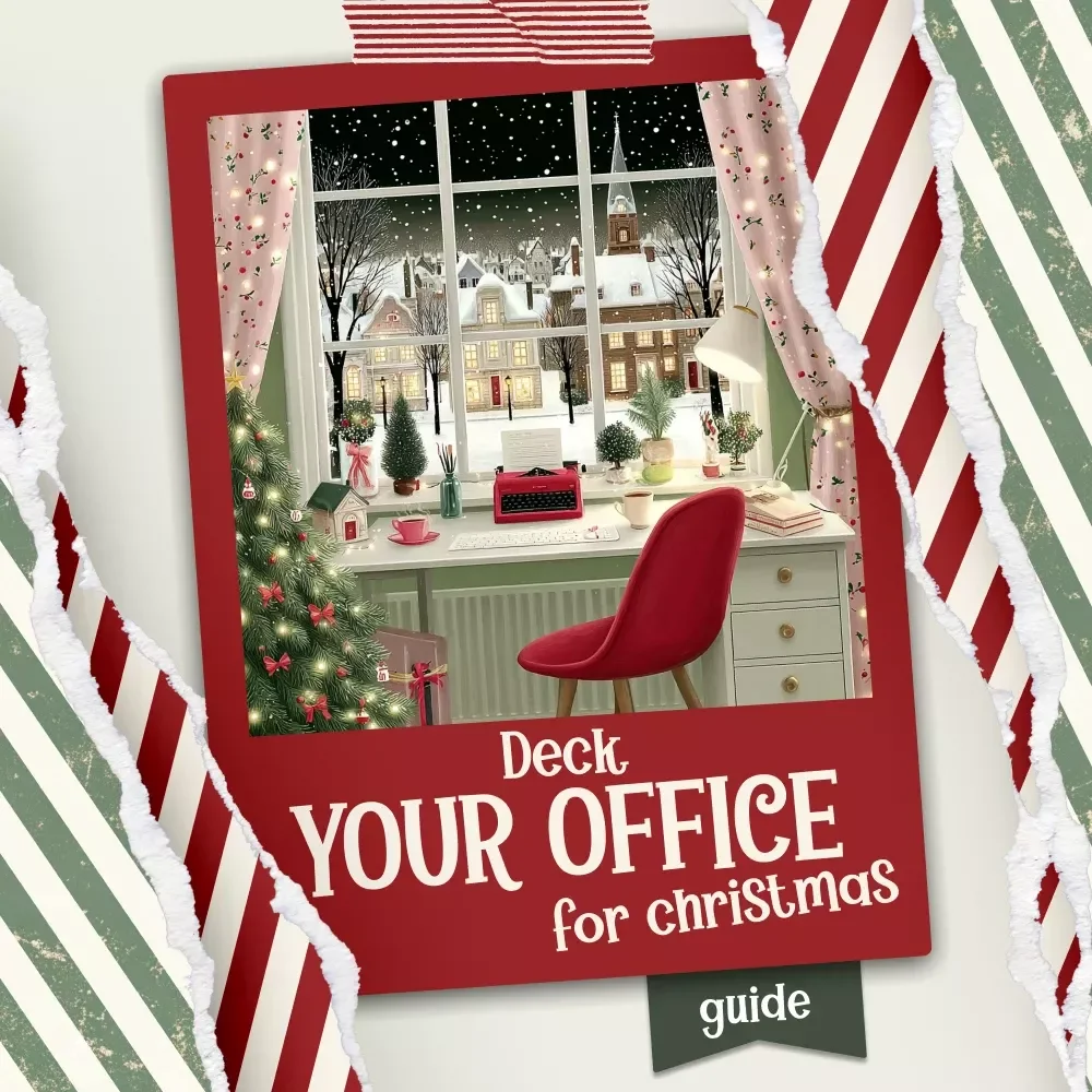 Deck Your Office for Christmas – Ultimate Holiday Workspace Guide | Festive Office Makeover | christmas office decorating ideas | Creative Corporate Christmas Decor eBook