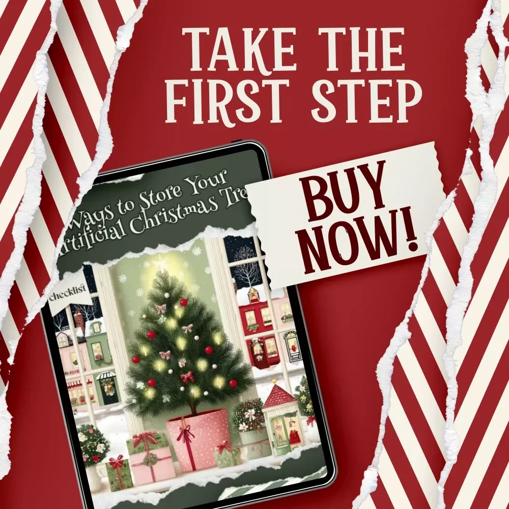 Ways to Store Your Artificial Christmas Tree | Printable Checklist for Easy Holiday Cleanup | Festive Organization Guide | how to store artificial christmas tree