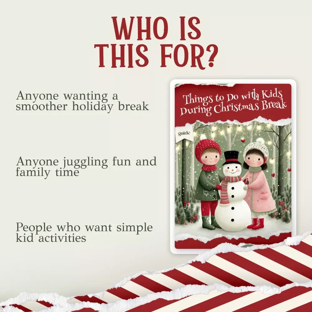 Things to Do with Kids During Christmas Break Guide | Holiday Activity Ideas | What to Do with Kids During Christmas Break | Family Fun eBook