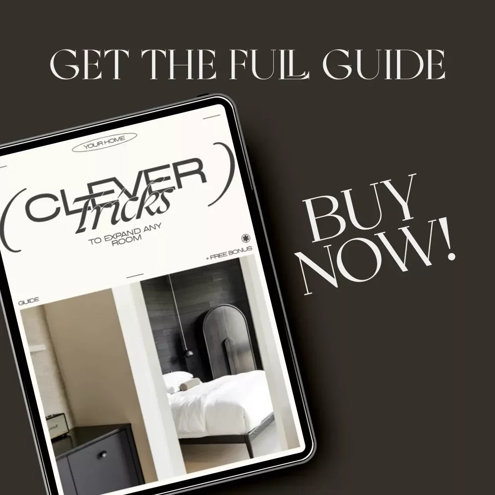 Clever Tricks to Expand Any Room | Digital Guide for Home Design, Small Space Solutions & How to Make Small Rooms Feel Larger | Instant Download eBook