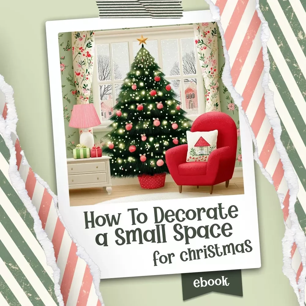 How to Decorate a Small Space for Christmas | Cozy Holiday Small-Home Styling Guide | Festive Minimalist Christmas Ebook for Apartments, Studios & Tiny Homes | how to decorate a small space for christmas