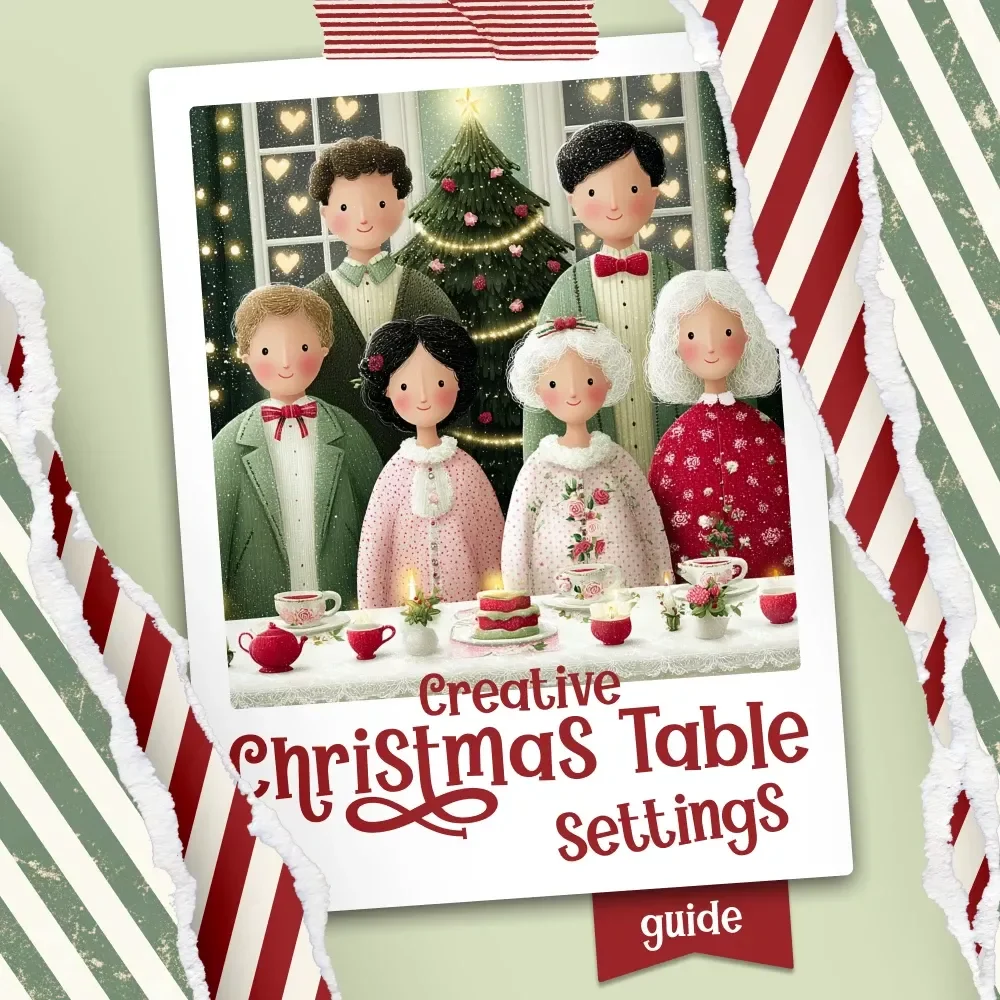 Festive Flair: Creative Christmas Table Settings – Holiday Decor Guide for Stunning christmas table setting ideas, Elegant Tablescapes, Entertaining Inspiration & Digital Download