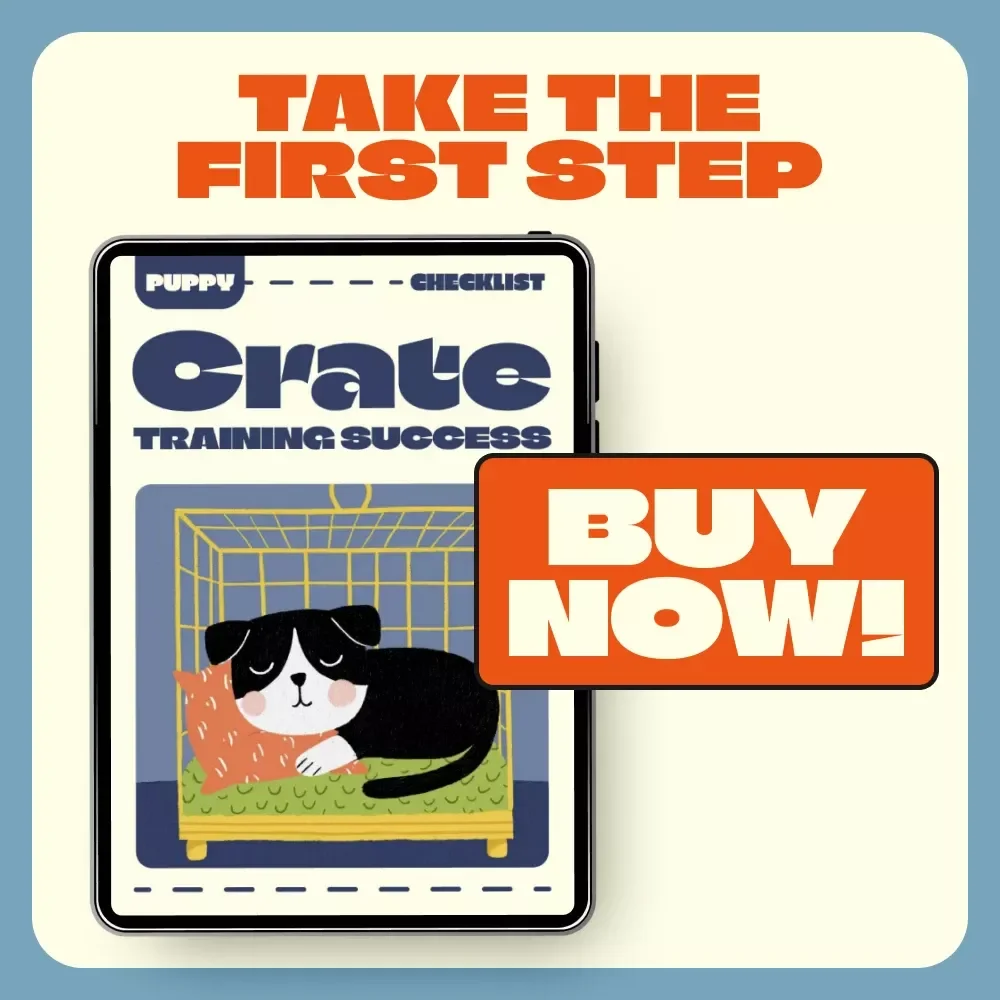 Crate Training Success 🐾 | Puppy Training eBook, Printable Guide, Positive Crate Training Tips, Digital Download for New Dog Owners