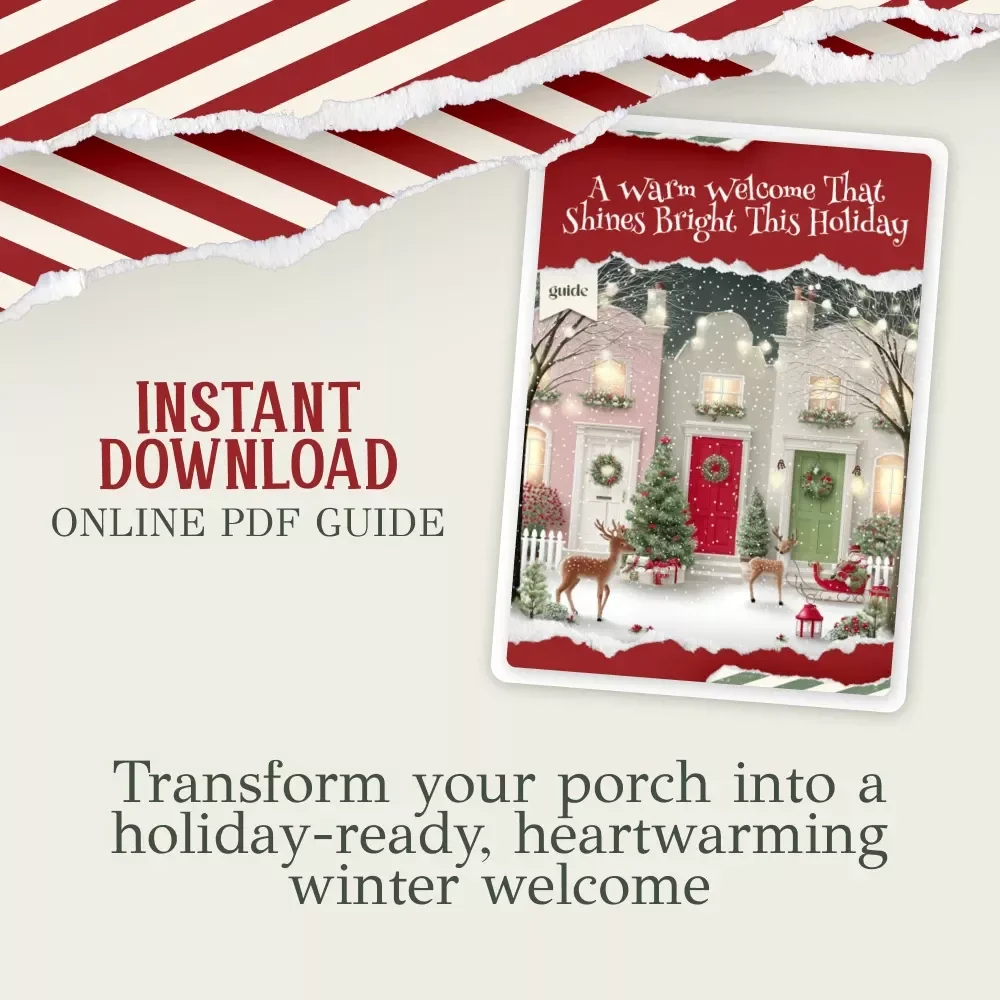 A Warm Welcome That Shines Bright This Holiday | Front Porch Christmas Decorations Guide for Creating Magical Outdoor Cheer