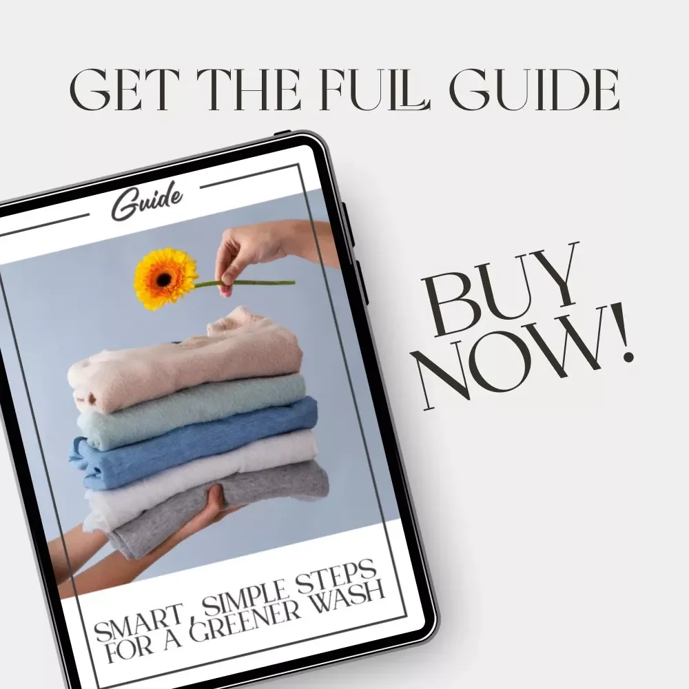 Smart, Simple Steps for a Greener Wash | Eco Laundry Guide | Digital Download | Tips for Eco Friendly Laundry Practices | Sustainable Living eBook