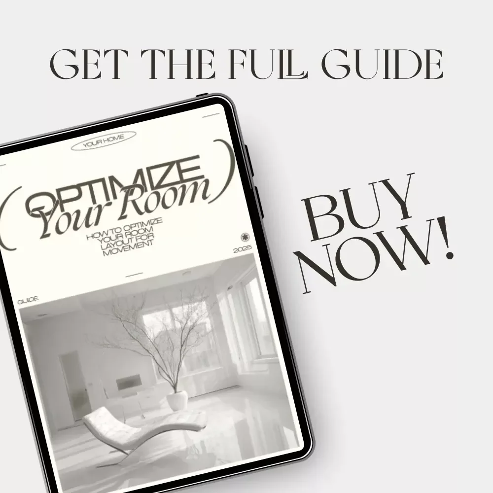 How to Optimize Your Room Layout for Movement | Home Design Flow Guide | Digital Download for Movement-Friendly Interiors, Space Planning, and AI Design