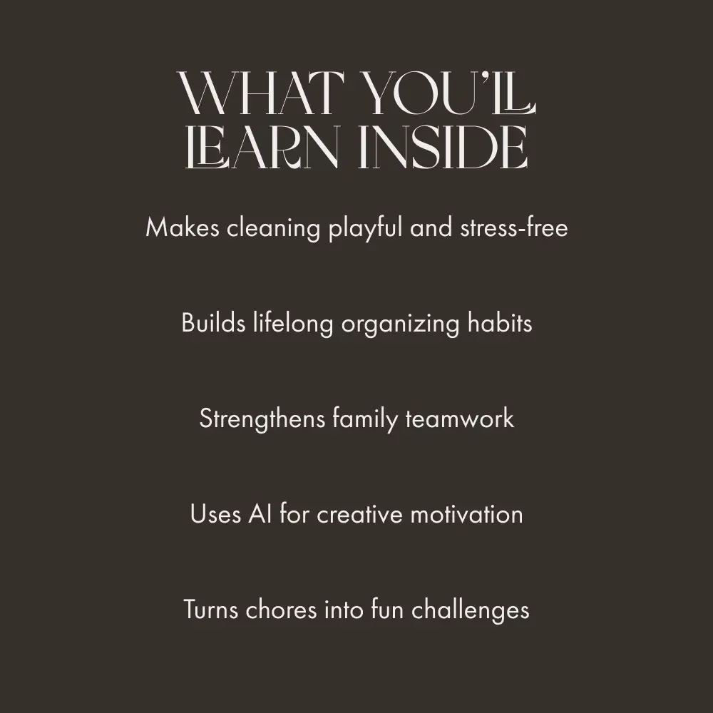 Fun Ways to Get Kids Excited About Decluttering | Printable Digital Guide for Parents | Family Decluttering Tips | How to Involve Kids in Decluttering Activities