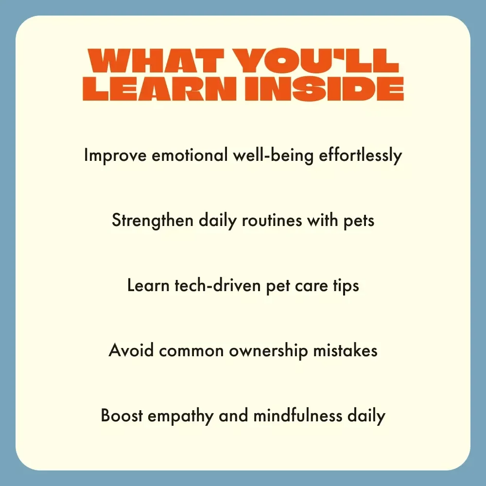 Paws & Perks: Why Pets Make Life Better | Digital eBook Guide for Pet Lovers | Emotional Health, AI Pet Care & Wellness Benefits
