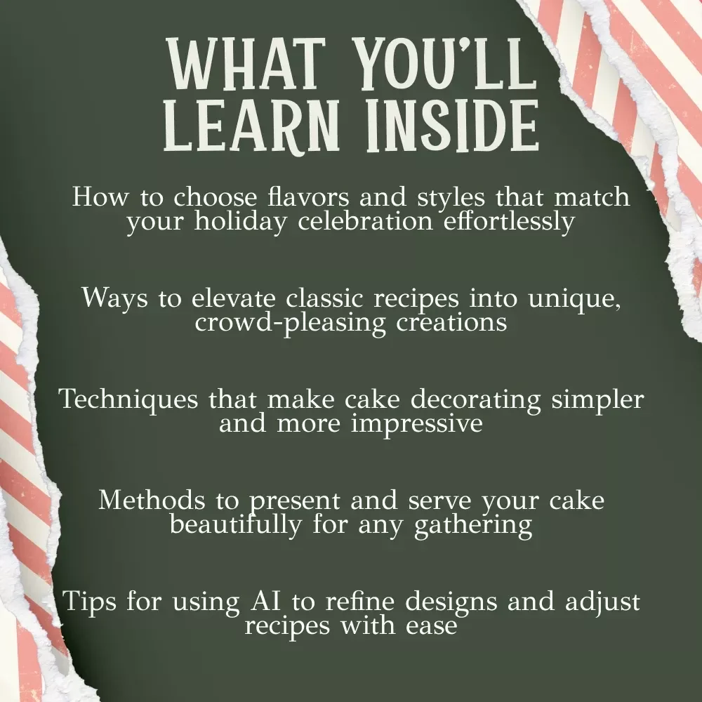 Whisk, Bake, Celebrate: The Christmas Cake Guide | Festive Baking eBook for christmas cake ideas, Holiday Recipes, Decorating Tips, AI-Enhanced Cake Inspiration