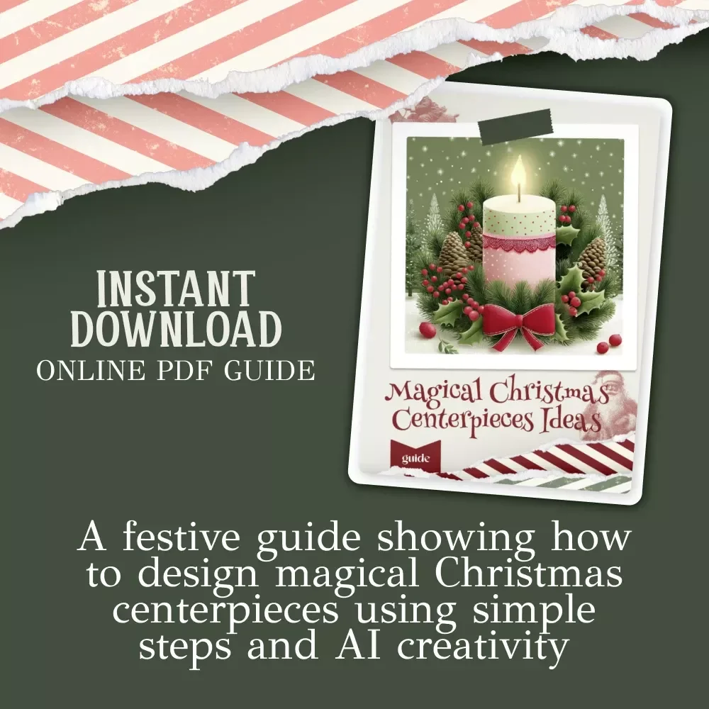 Magical Christmas Centerpieces Ideas | Festive Holiday Decor Guide for Creative christmas centerpiece ideas | Printable Digital Download