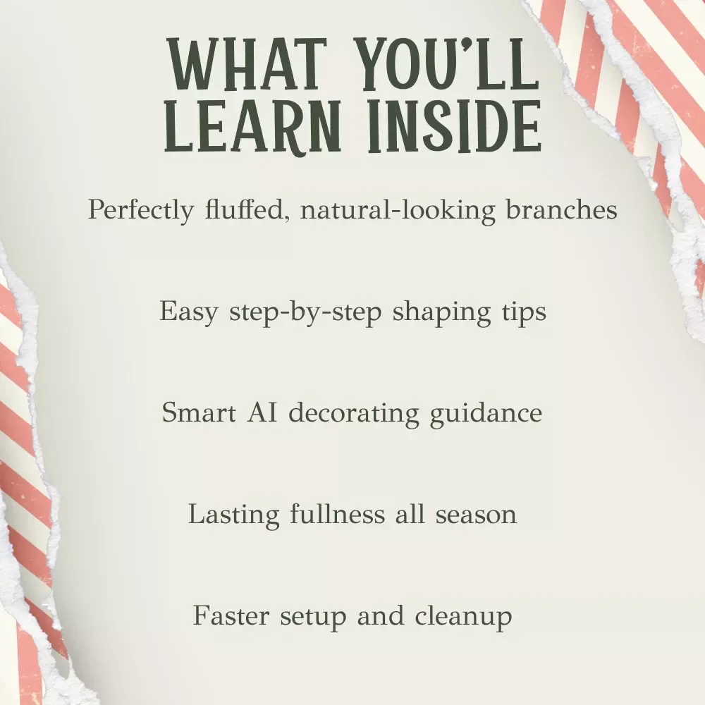 Bringing Your Tree to Life | Ultimate Guide on How Do You Fluff an Artificial Christmas Tree | Digital Download for Perfect Holiday Decorating