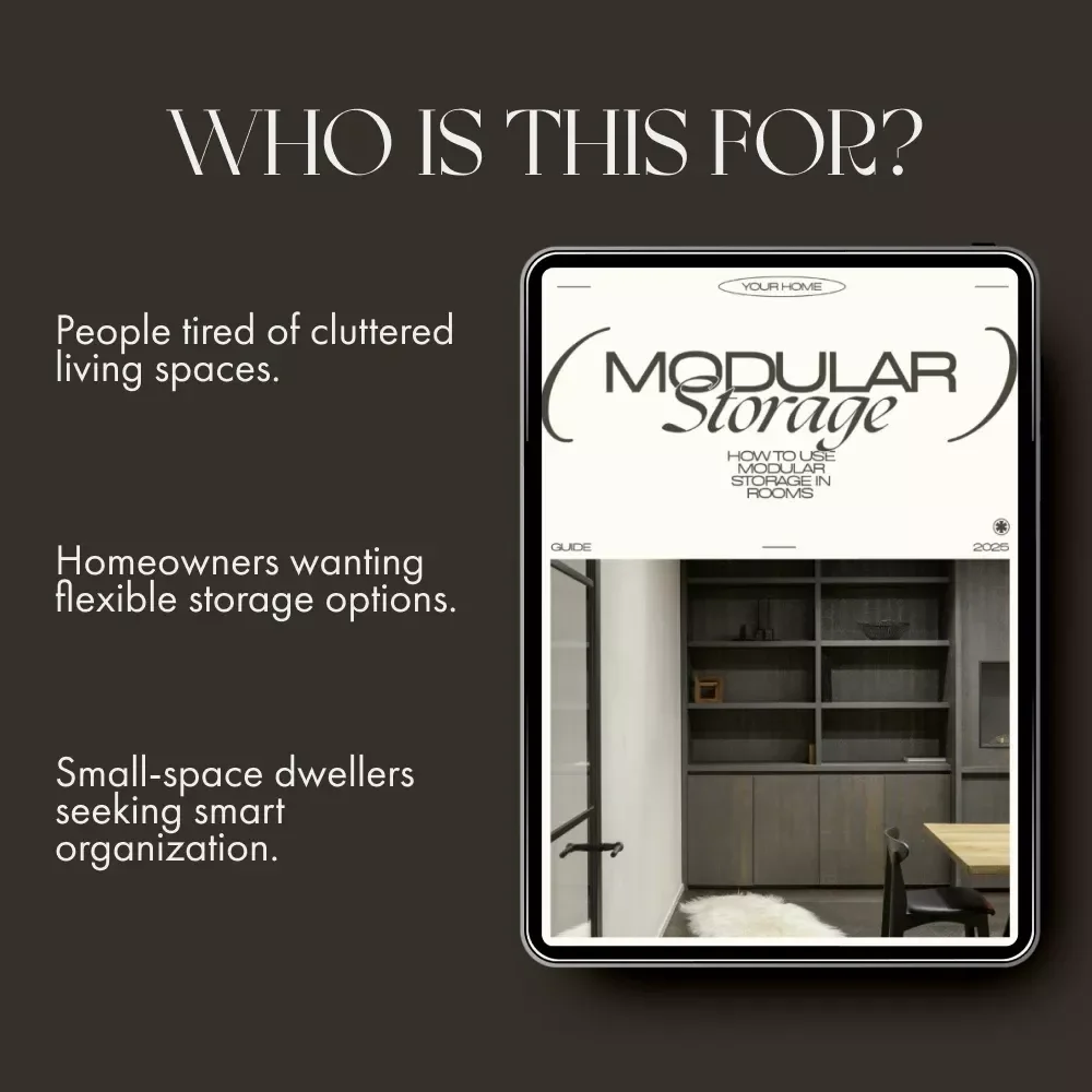 How to Use Modular Storage in Rooms | Digital Guide for Smart Home Organization, Space Planning & Interior Styling