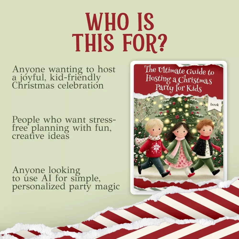 The Ultimate Guide to Hosting a Christmas Party for Kids | Festive eBook for Parents & Teachers | Holiday Planning Tips | how to host a christmas party for kids