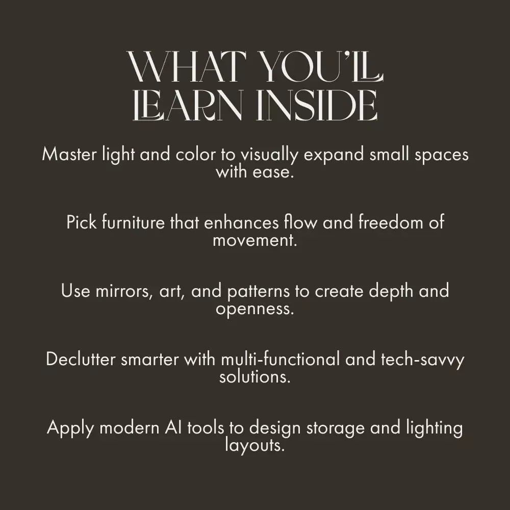 Clever Tricks to Expand Any Room | Digital Guide for Home Design, Small Space Solutions & How to Make Small Rooms Feel Larger | Instant Download eBook