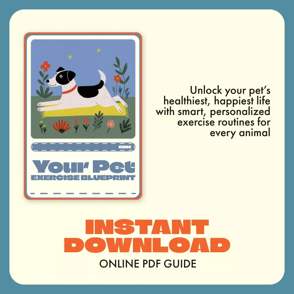 Your Pet Exercise Blueprint | Digital Pet Fitness Guide for Dogs, Cats & Small Pets | AI-Powered Pet Routine Planner eBook | Pet Wellness & Training Checklist Download