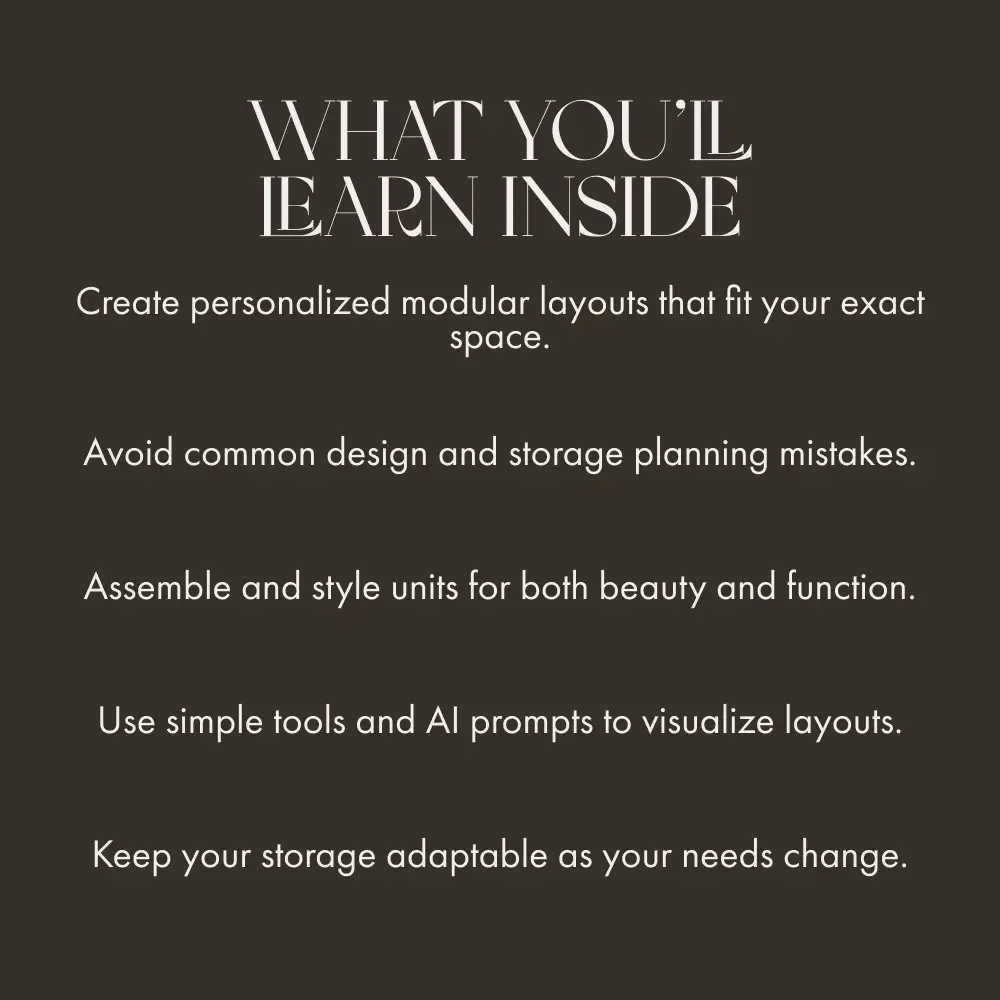 How to Use Modular Storage in Rooms | Digital Guide for Smart Home Organization, Space Planning & Interior Styling