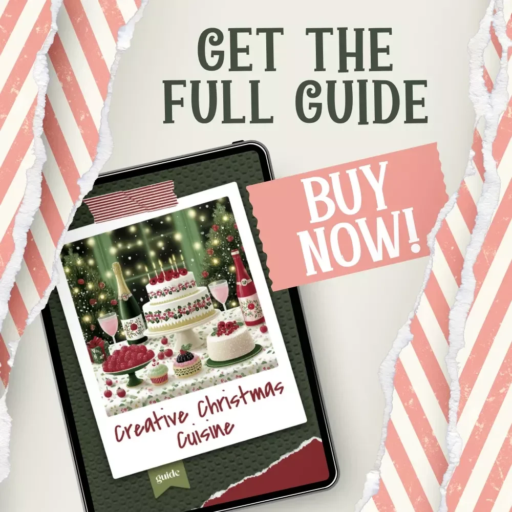 Creative Christmas Cuisine | Holiday Guide for christmas meal ideas | Festive Recipe Inspiration eBook | Modern Christmas Cooking Digital Download