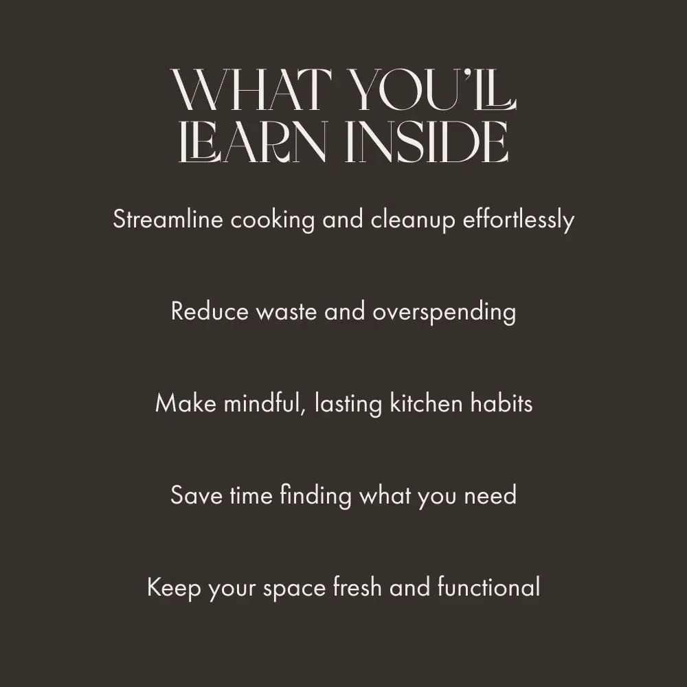 Kitchen Harmony: Mastering One In, One Out | Minimalist Kitchen Decluttering eBook | Simple Tips for Applying One In One Out in Kitchen