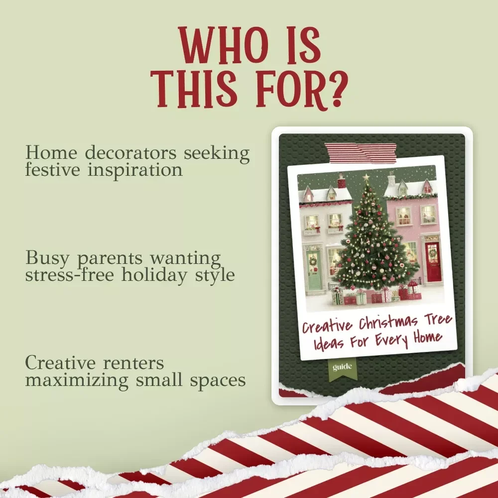 Creative Christmas Tree Ideas for Every Home | Christmas Tree Ideas Guide | Holiday Decorating eBook for Unique, Modern & Cozy Seasonal Designs