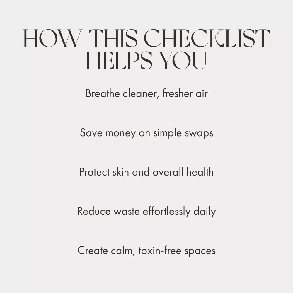 Healthy Home, Happy You: Eco-Friendly Cleaning Checklist | Digital Download Guide for a Toxin-Free, Greener Lifestyle | How Eco Friendly Cleaning Improves Health
