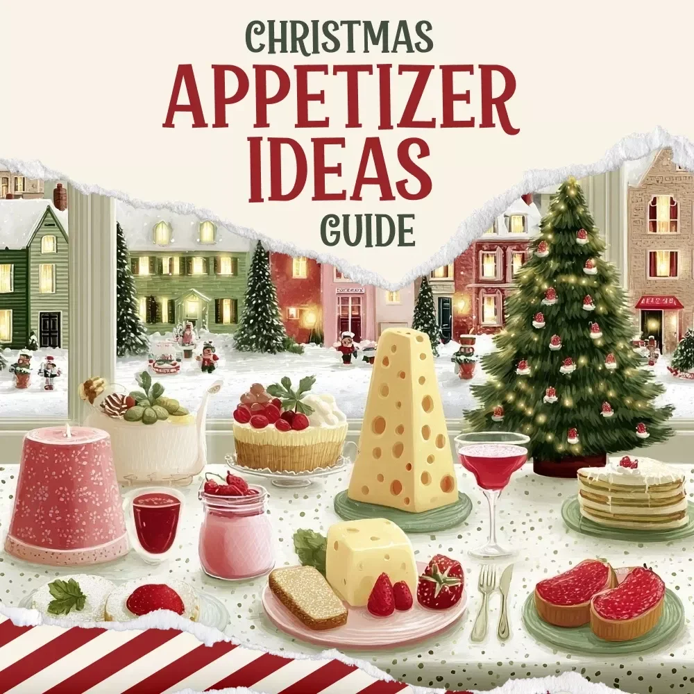 Delicious Starts to Christmas Feasts | Festive Holiday Guide for christmas appetizer ideas | Printable Digital Download for Stress-Free Entertaining