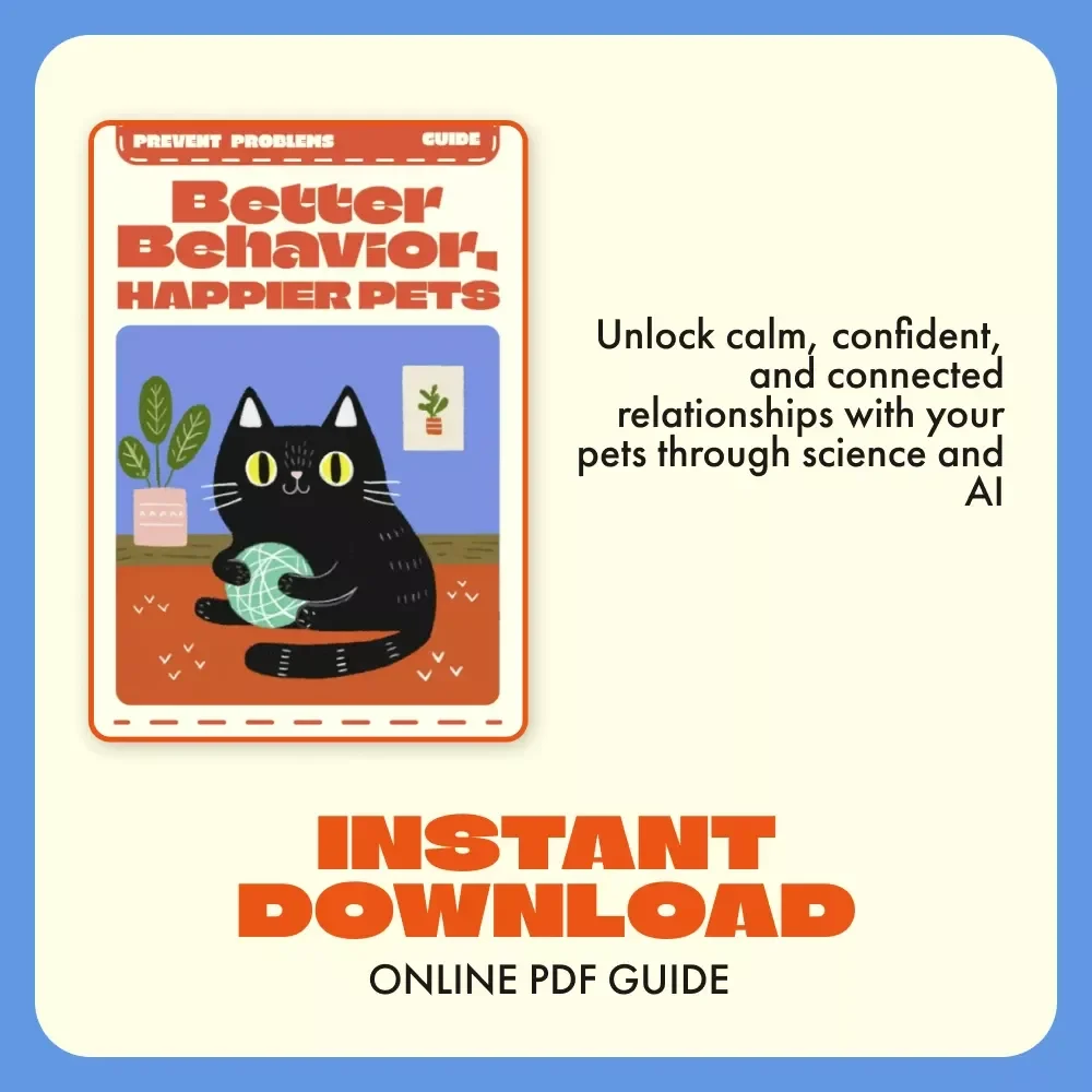 Better Behavior, Happier Pets | Digital Guide for New Pet Owners | How to Prevent Behavior Problems in New Pets | Pet Training and AI Support eBook