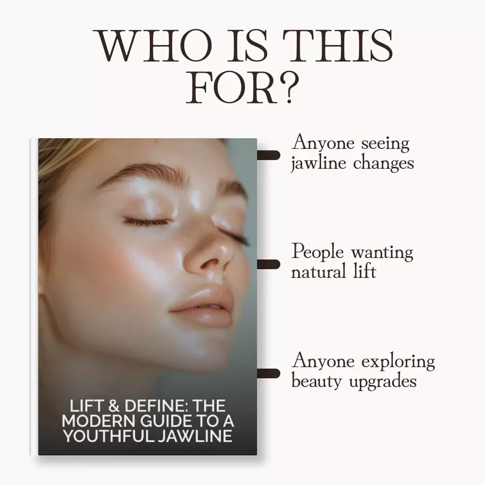 Lift & Define: The Modern Guide to a Youthful Jawline | Ebook for Non-Surgical Jawline Treatments, Skincare, and Facial Exercises | Digital Download for What Treatment Works for Sagging Jawline