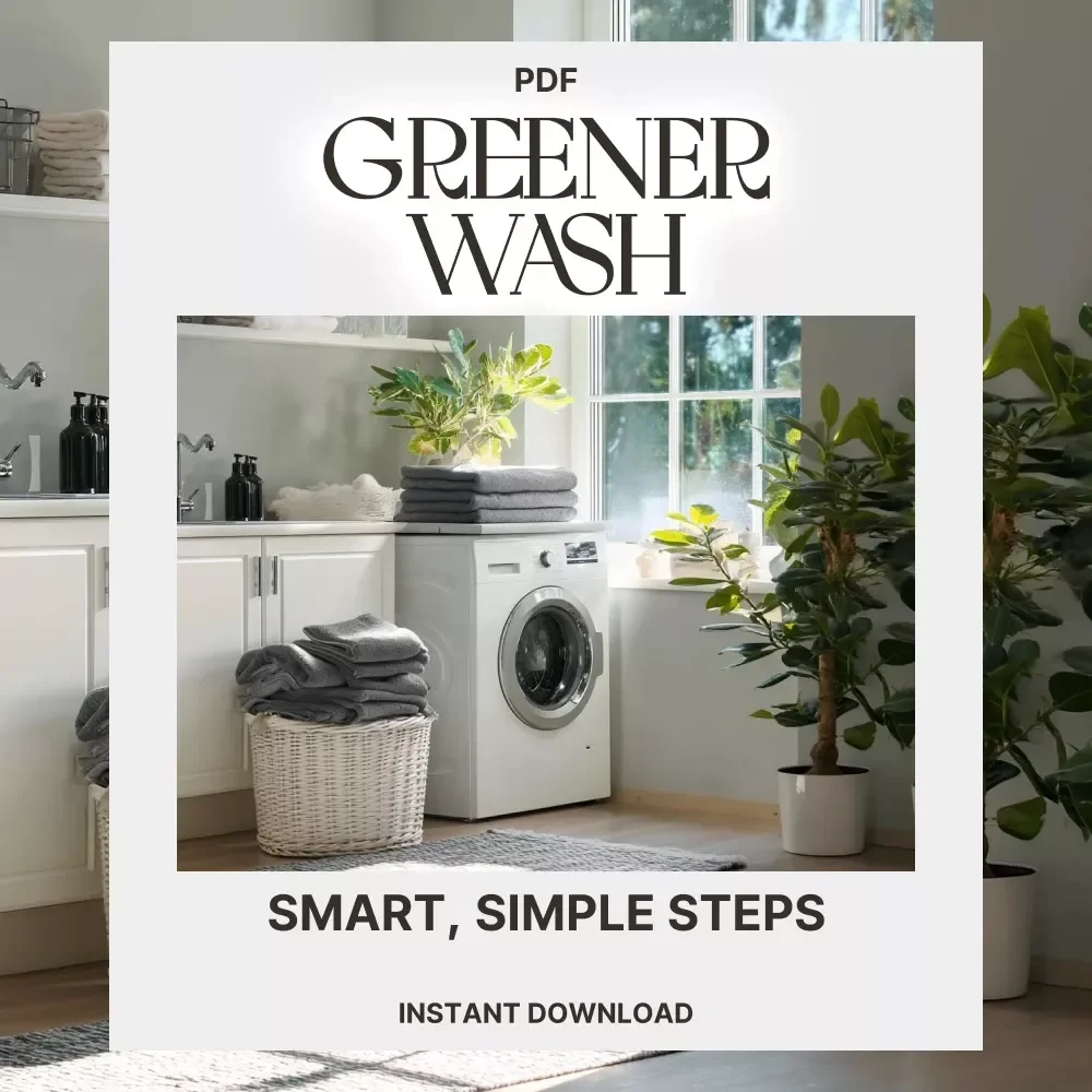 Smart, Simple Steps for a Greener Wash | Eco Laundry Guide | Digital Download | Tips for Eco Friendly Laundry Practices | Sustainable Living eBook