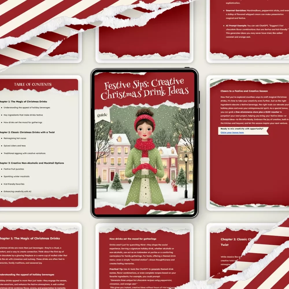 Festive Sips: Creative Christmas Drink Ideas – Holiday Drink Guide for Fresh christmas drink ideas, Cozy Beverages & AI-Enhanced Recipes