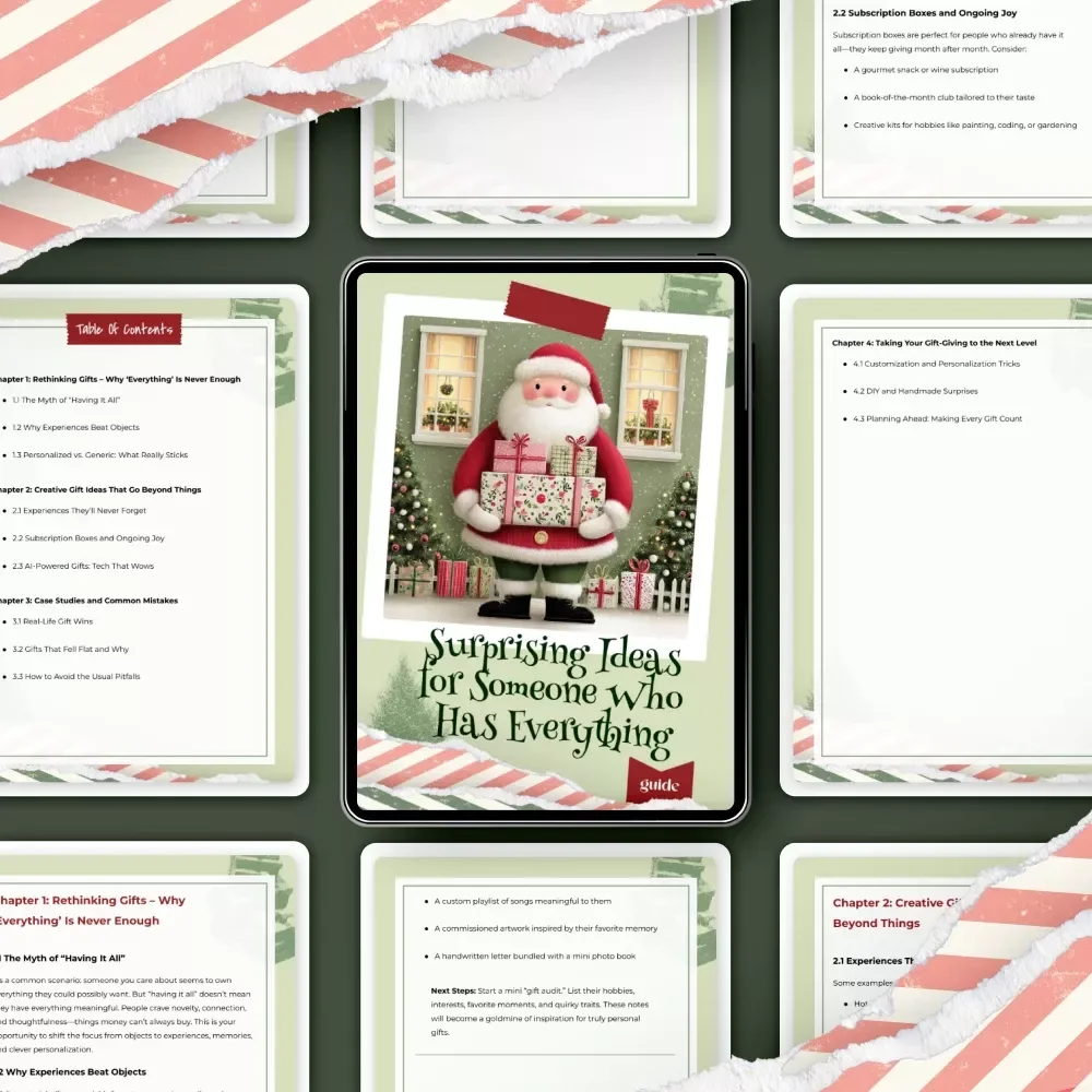 Surprising Ideas for Someone Who Has Everything – Ultimate Digital Guide for Unique Christmas Gifts, Thoughtful Presents & Creative Giving Inspiration