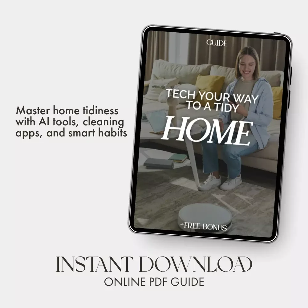 Tech Your Way to a Tidy Home | Digital Cleaning Guide for Busy People | Learn How to Use Apps to Track Cleaning Tasks, Stay Organized & Stress-Free