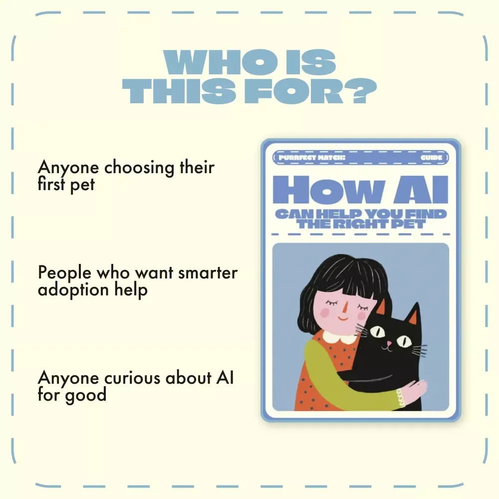 Purrfect Match: How AI Can Help You Find the Right Pet | Digital Guide for Using AI to Choose the Right Pet, eBook & Printable Companion for Smart Pet Lovers