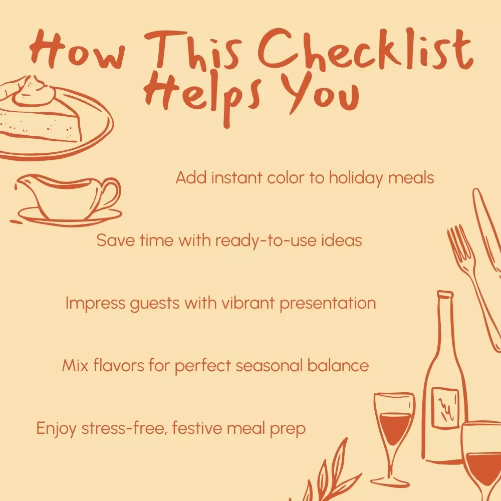 Thanksgiving Table Magic: Festive Salad Ideas Checklist | Printable Holiday Salad Guide | Easy Thanksgiving Recipes | Digital Download