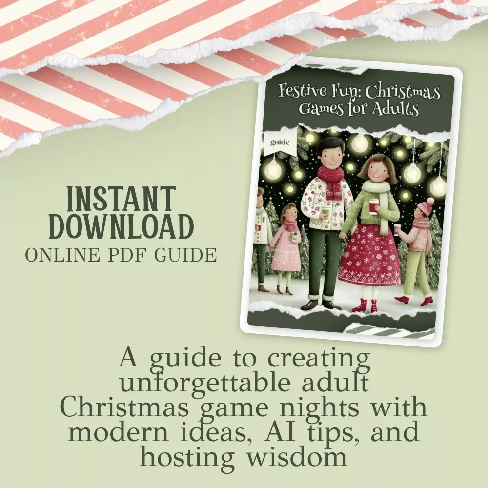 Festive Fun: Christmas Games for Adults – Printable Holiday Party Guide for Entertaining, Laughter-Filled Celebrations | christmas games ideas for adults | Adult Christmas Party Games eBook