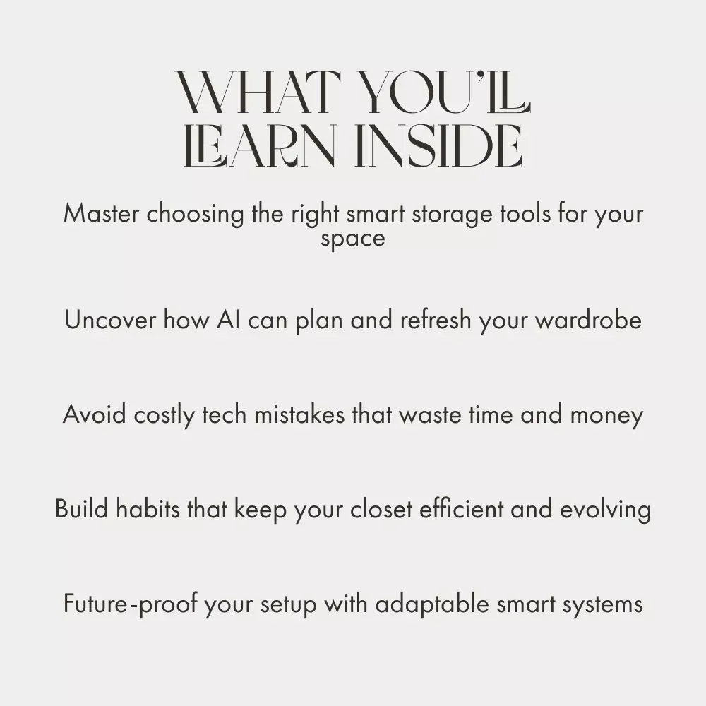 Smart Closets: How Technology Transforms Your Storage Game | Digital Guide on What Smart Tools Help Organize Closets, AI Closet Systems & Smart Storage Ideas