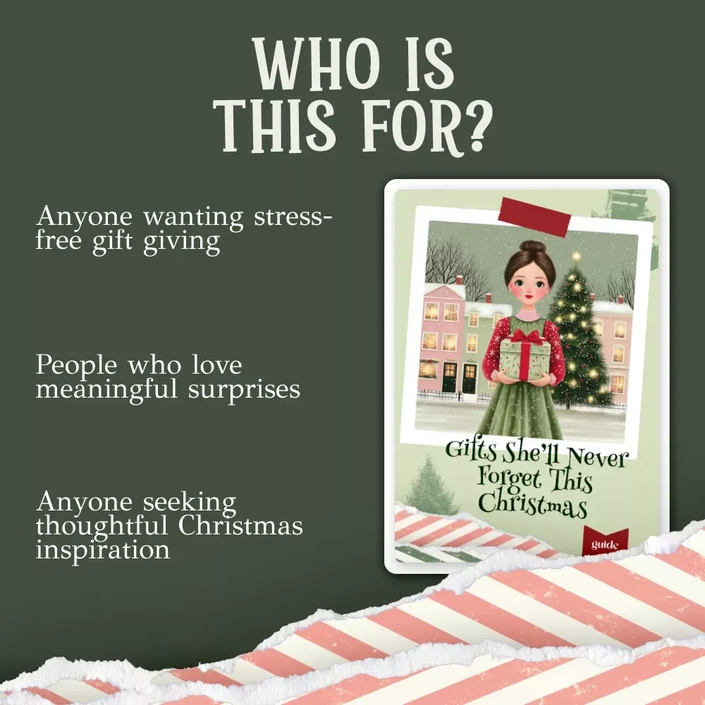 Gifts She’ll Never Forget This Christmas | Ultimate Guide to Thoughtful Christmas Gifts for Women | Digital Download Gift Ideas eBook