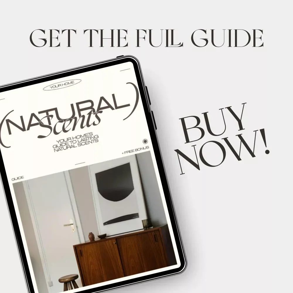 Your Home’s Guide to Lasting Natural Scents | How to Make Your Home Smell Fresh Naturally | Digital Download eBook & DIY Home Fragrance Guide for Clean, Natural Aromas
