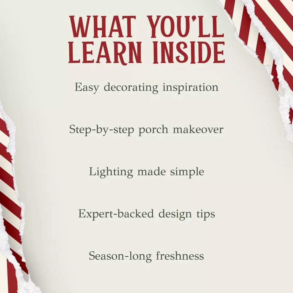 A Warm Welcome That Shines Bright This Holiday | Front Porch Christmas Decorations Guide for Creating Magical Outdoor Cheer