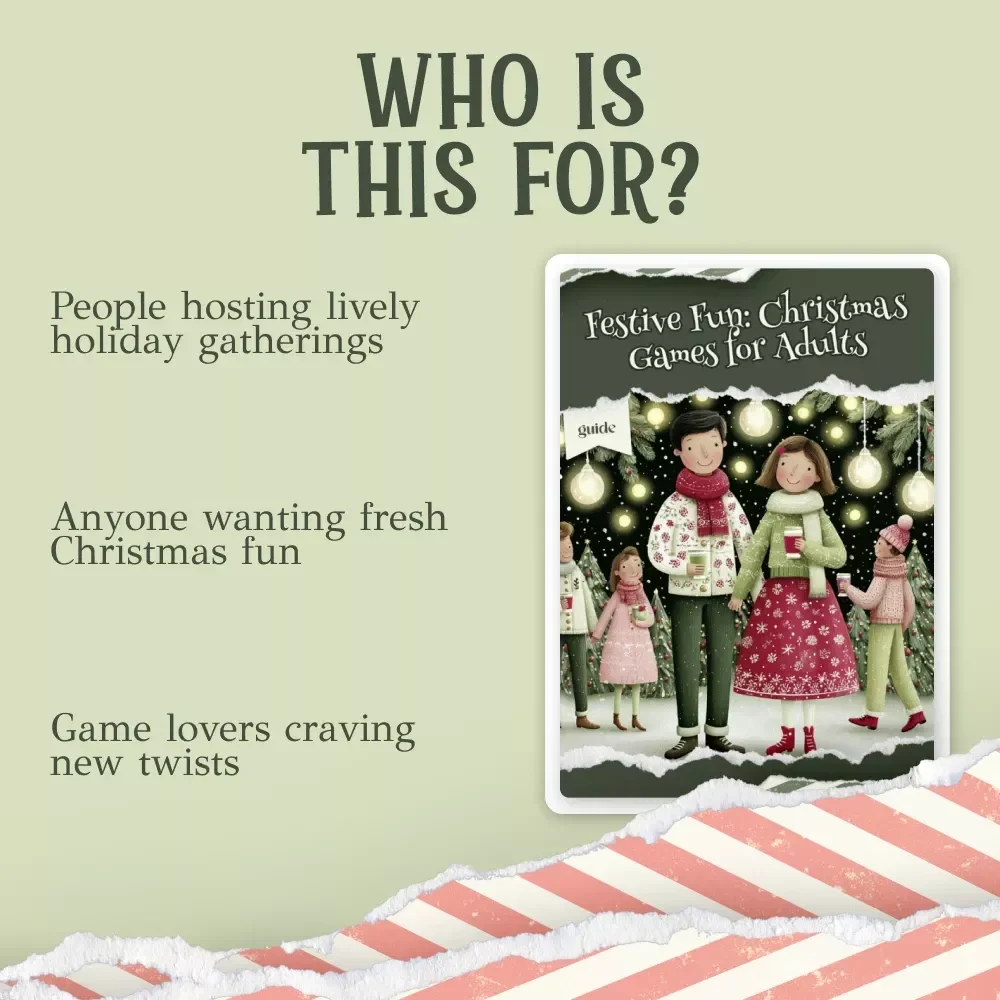 Festive Fun: Christmas Games for Adults – Printable Holiday Party Guide for Entertaining, Laughter-Filled Celebrations | christmas games ideas for adults | Adult Christmas Party Games eBook