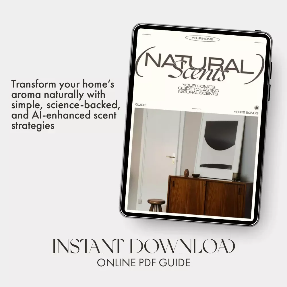 Your Home’s Guide to Lasting Natural Scents | How to Make Your Home Smell Fresh Naturally | Digital Download eBook & DIY Home Fragrance Guide for Clean, Natural Aromas