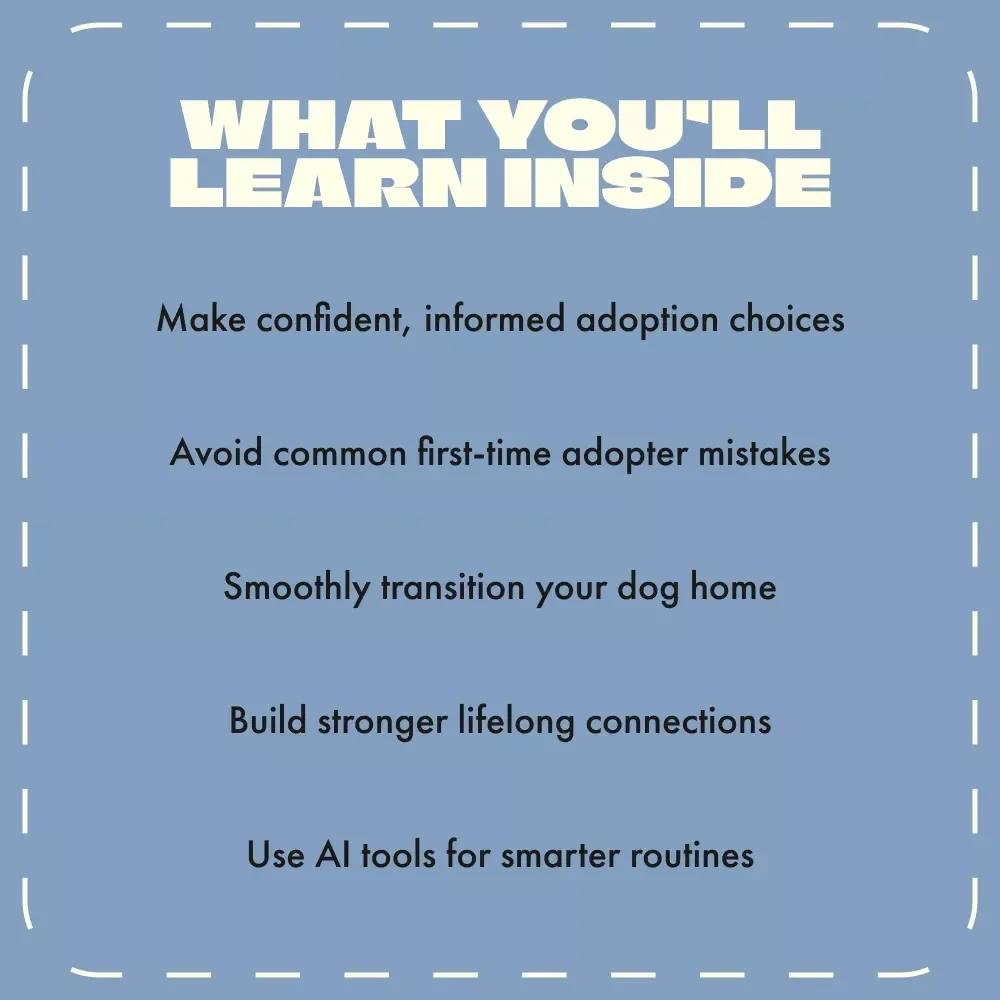 Smart Starts: What to Ask Before Adopting a Dog | Essential Pet Adoption Guide, Digital Download for New Dog Owners, Puppy Preparation eBook, AI Tips for Responsible Pet Parents