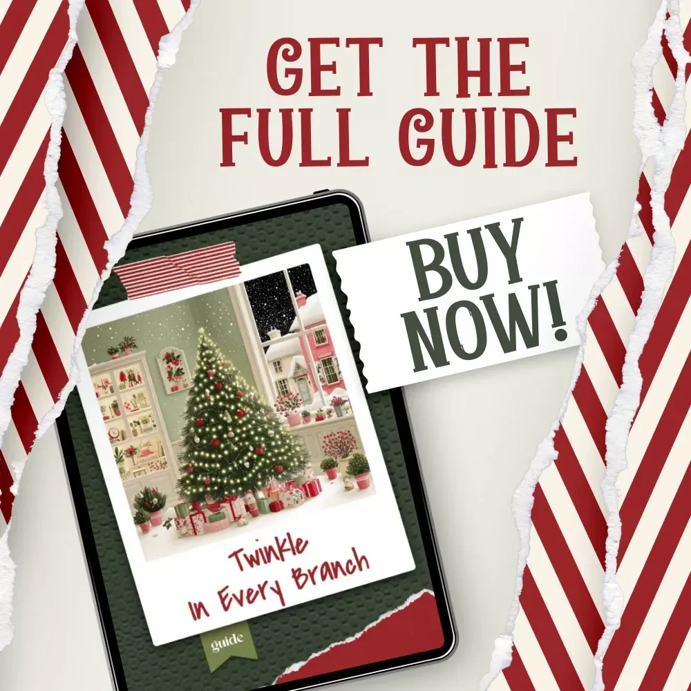 Twinkle in Every Branch | Christmas Tree Light-Wrapping Guide for Beginners & Pros | How to Wrap Lights on a Christmas Tree | Holiday Decorating eBook