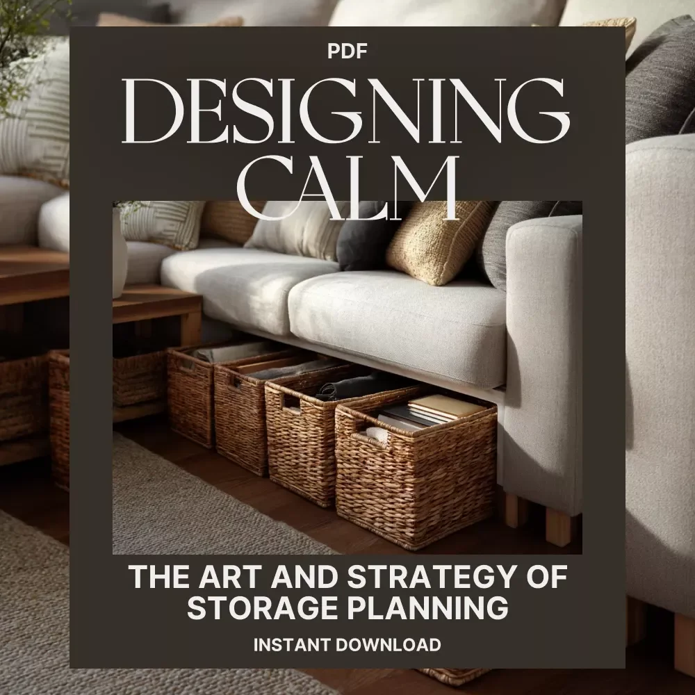 Designing Calm: The Art and Strategy of Storage Planning | Minimalist Home Organization Guide | How to Plan Storage for Minimal Clutter
