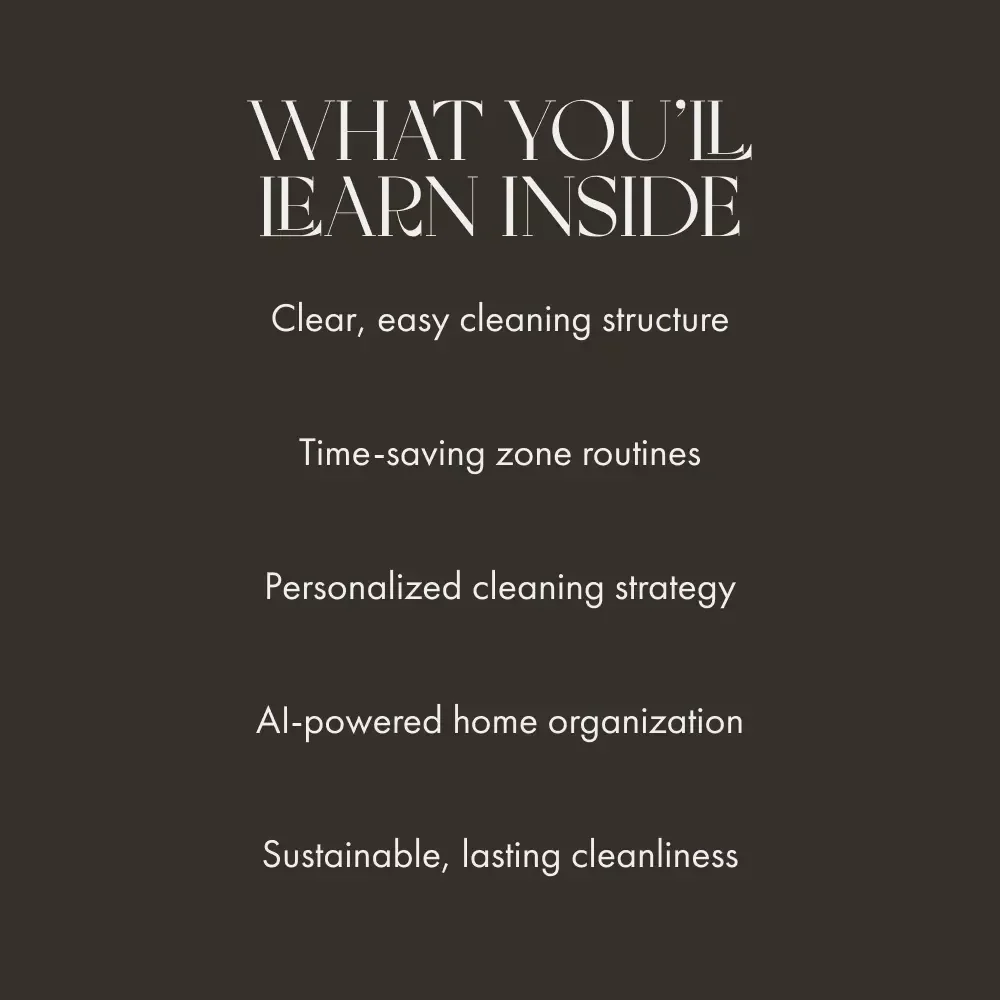 Clean by Zones, Live in Zen | Ultimate Guide to the Best Way to Set Up Zones for Cleaning | Digital Download Home Organization eBook
