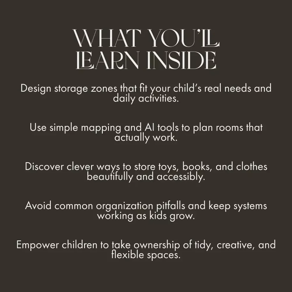 Smart Spaces for Kids | How to Create Storage Zones for Kids Rooms | Digital Guide for Organized and Functional Children's Spaces