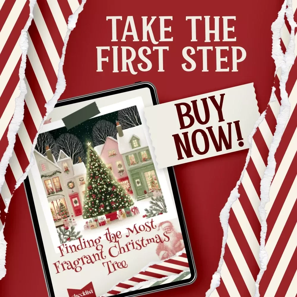 Finding the Most Fragrant Christmas Tree Checklist | Ultimate Holiday Tree Scent Guide | Digital Download | What Christmas Tree Smells the Best | Printable eBook for Tree Lovers