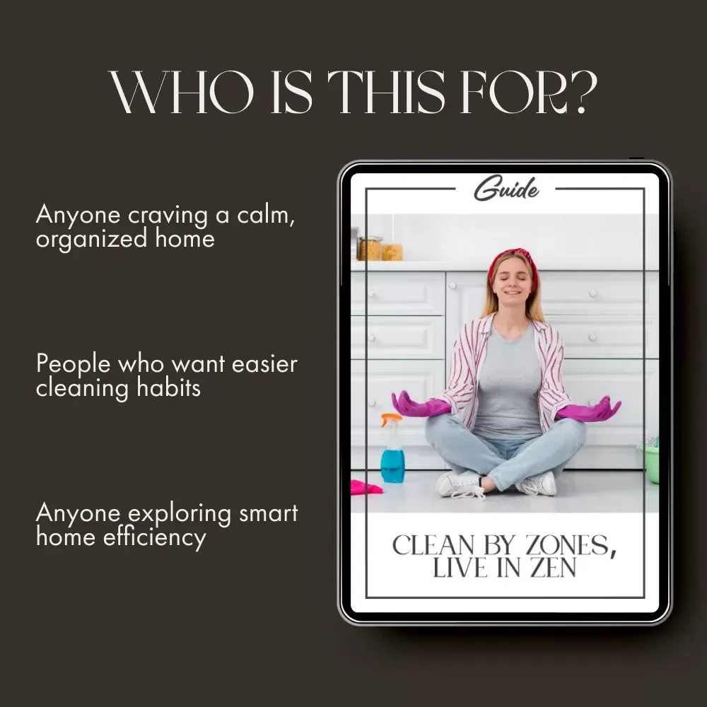 Clean by Zones, Live in Zen | Ultimate Guide to the Best Way to Set Up Zones for Cleaning | Digital Download Home Organization eBook