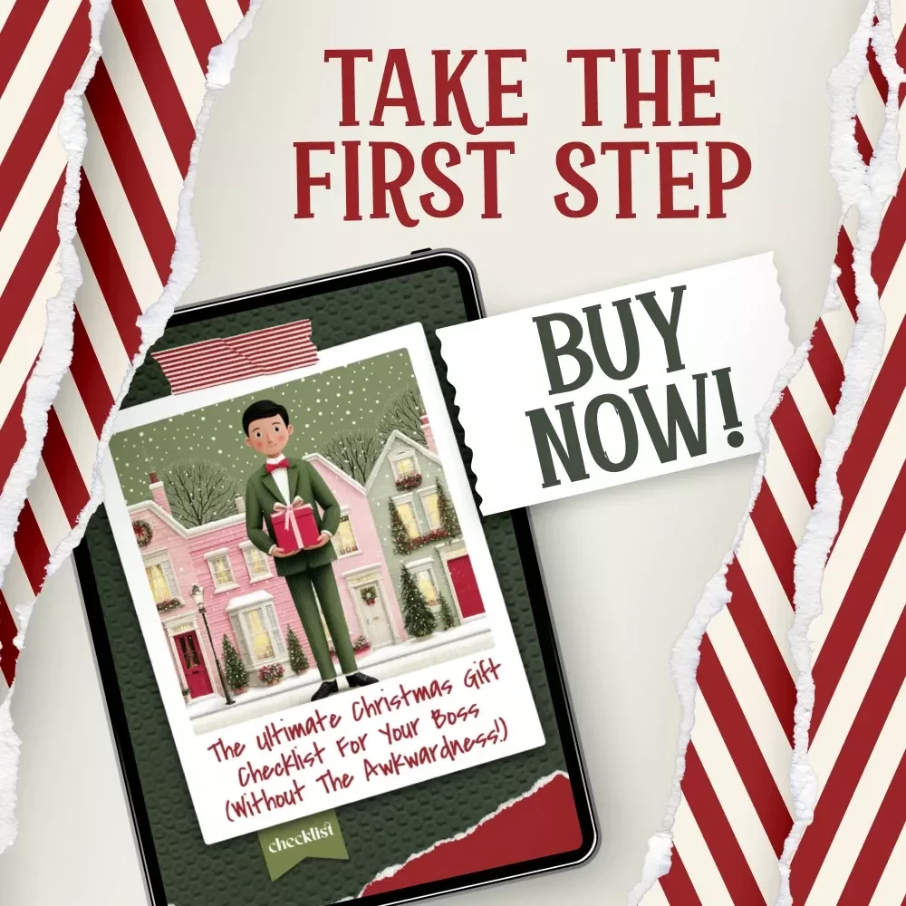 The Ultimate Christmas Gift Checklist for Your Boss | Digital Download Guide for Thoughtful, Professional, and Fun Christmas Gifts for Boss
