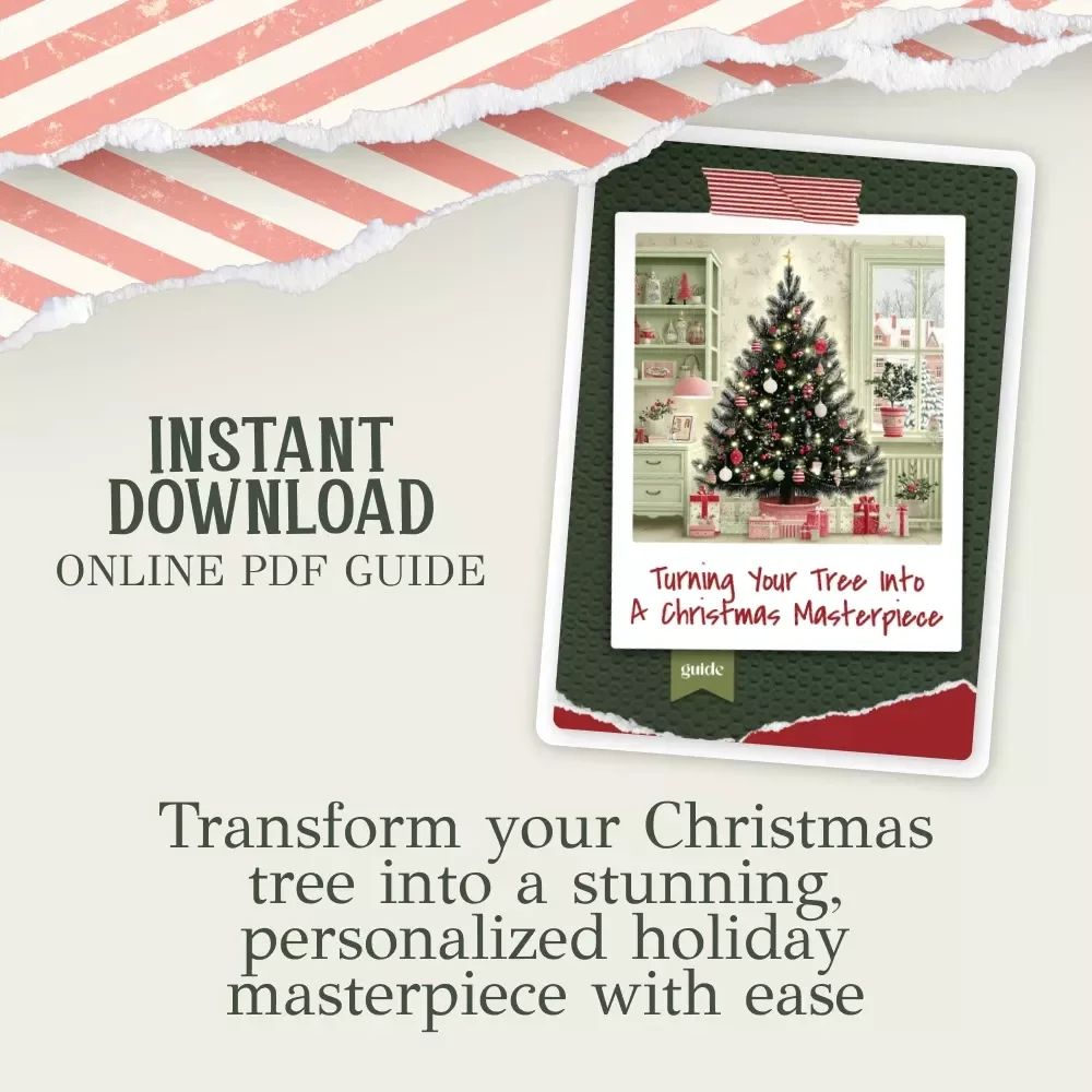 Turning Your Tree into a Christmas Masterpiece | Christmas Tree Decorating Ideas Guide | Holiday Home Styling eBook for Magical Festive Inspiration